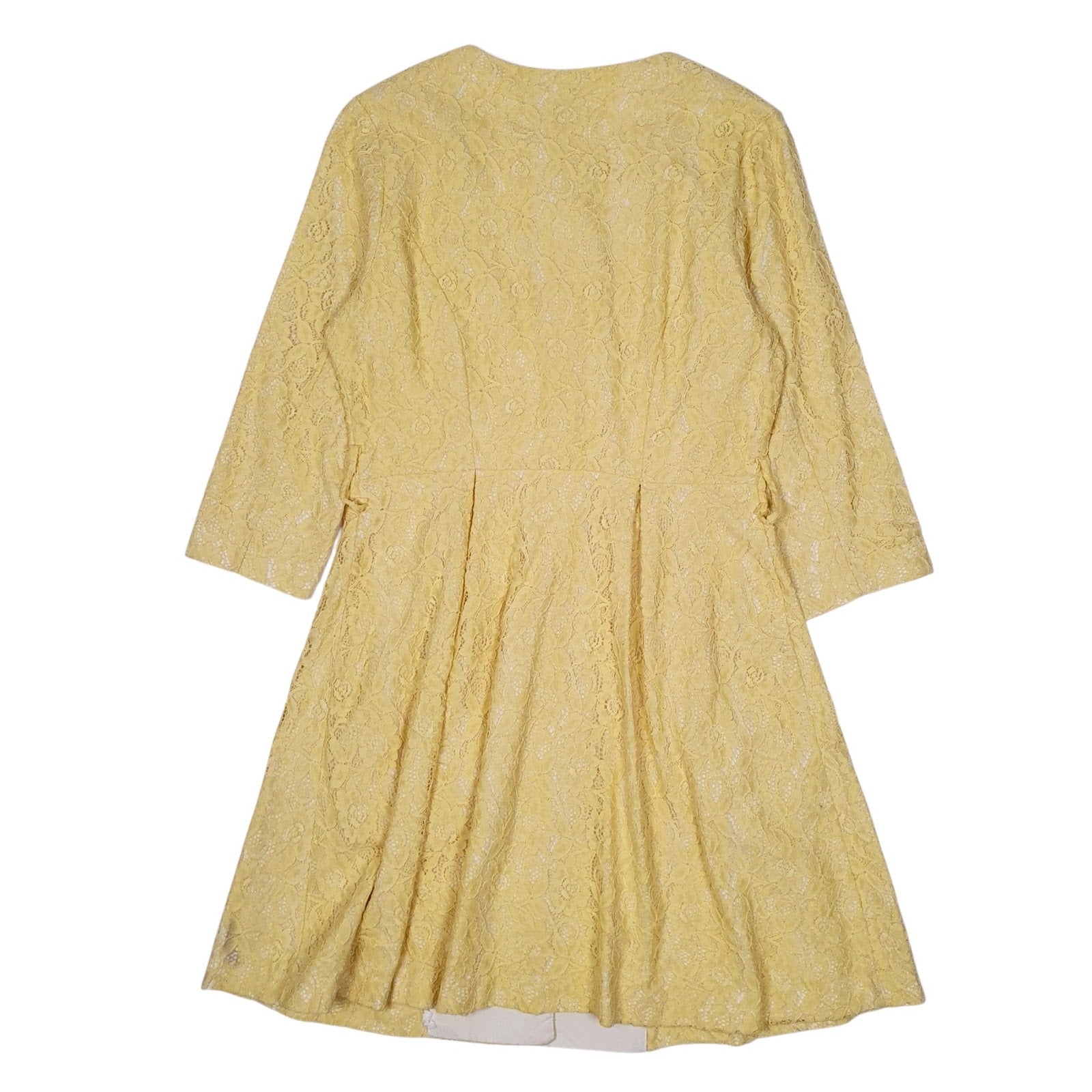 Womens Yellow Darling Vintage Mesh A-Line  Dress