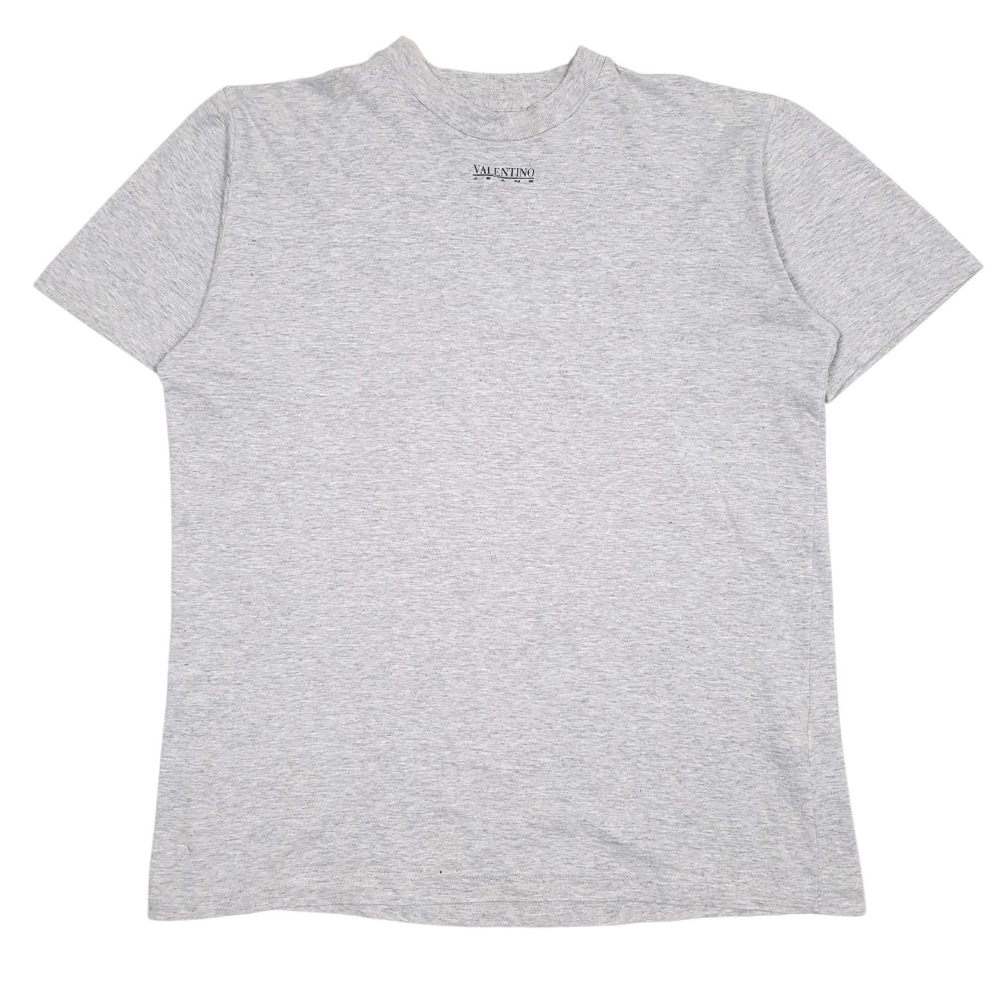 Mens Grey Valentino Jeans  Short Sleeve T Shirt