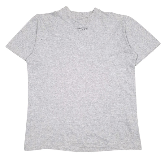 Mens Grey Valentino Jeans  Short Sleeve T Shirt