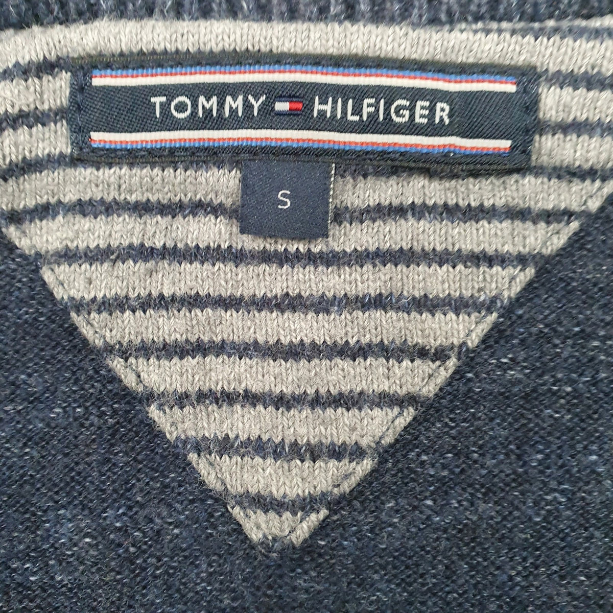 Mens Navy Tommy Hilfiger  Crewneck Jumper