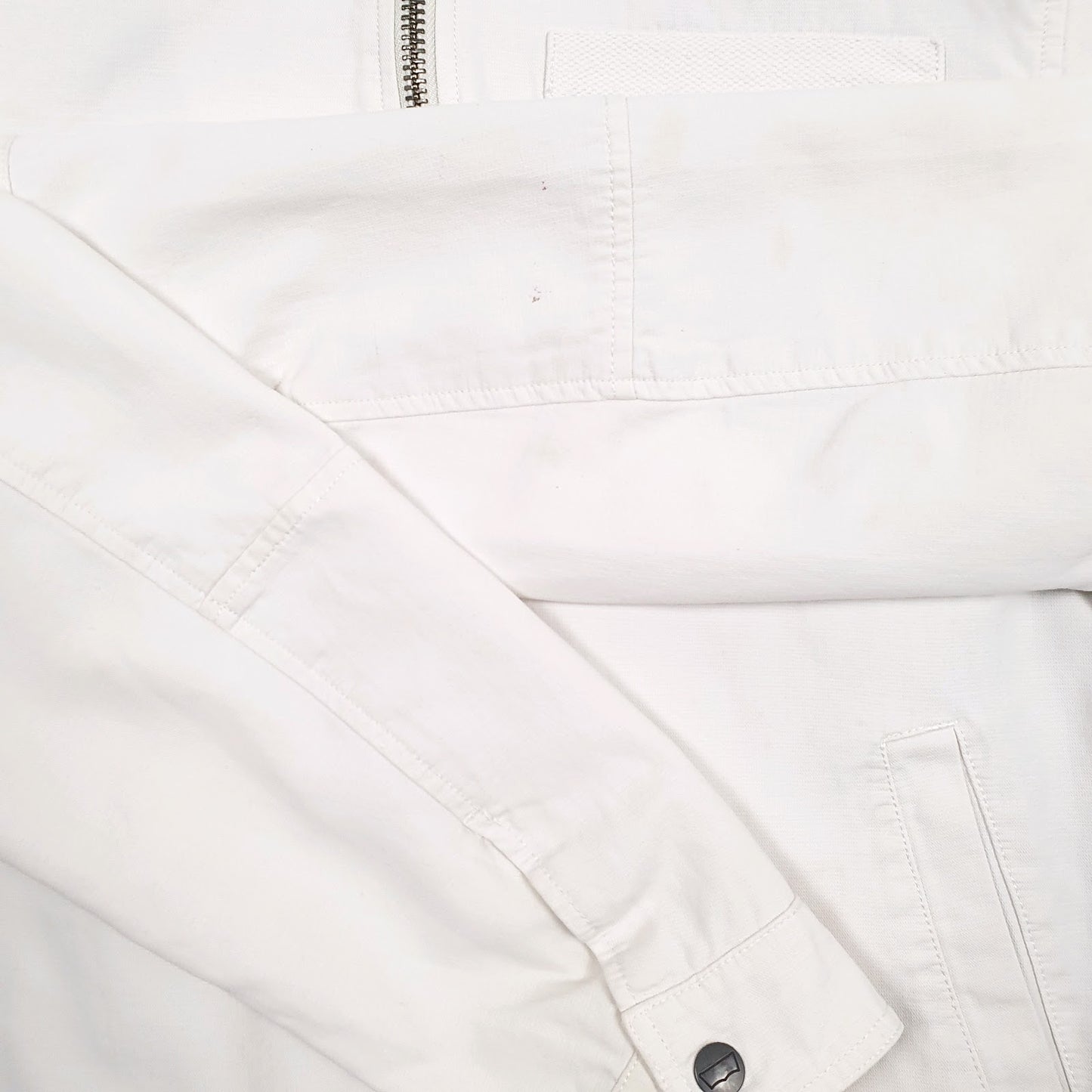 Mens White Levis   Coat