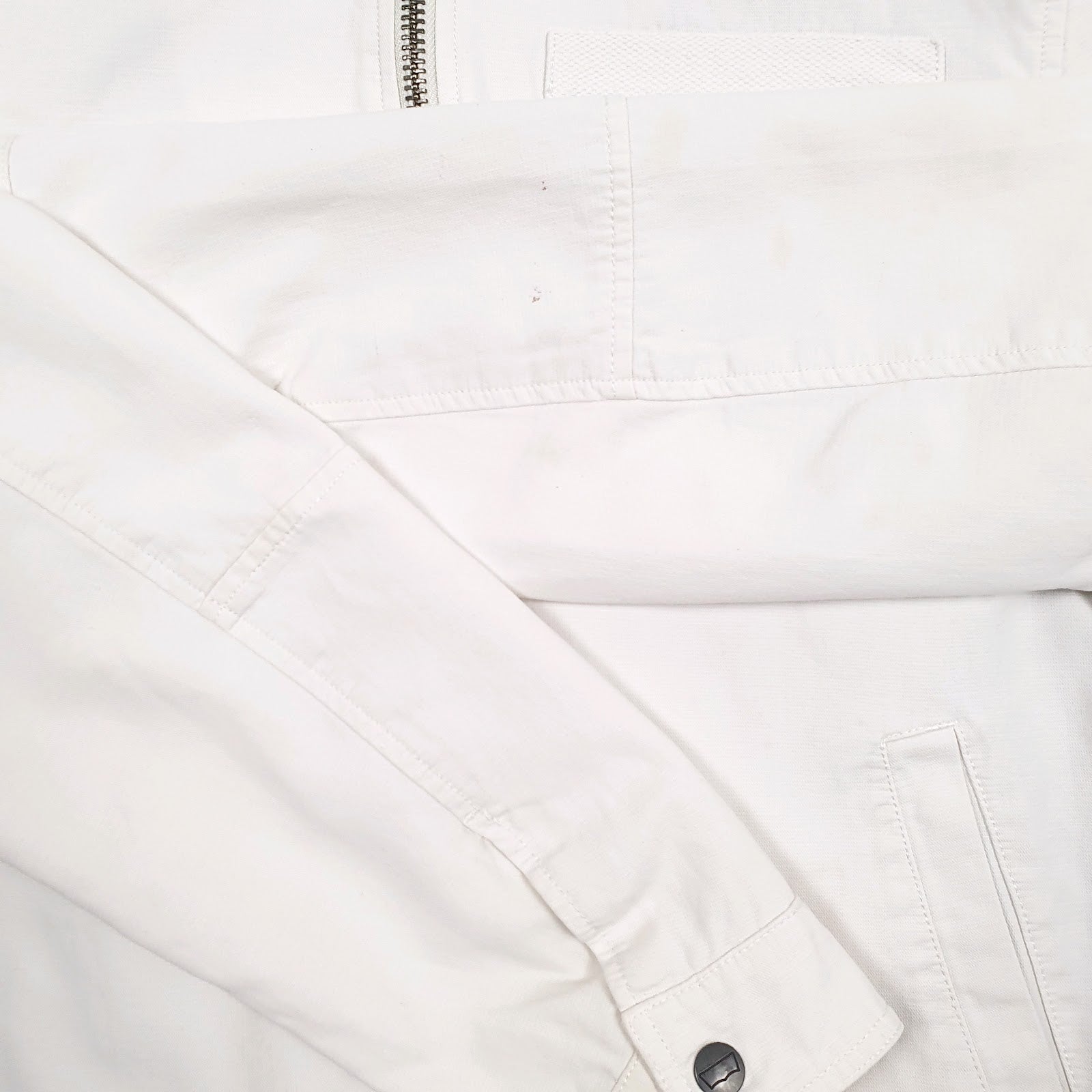 Mens White Levis   Coat