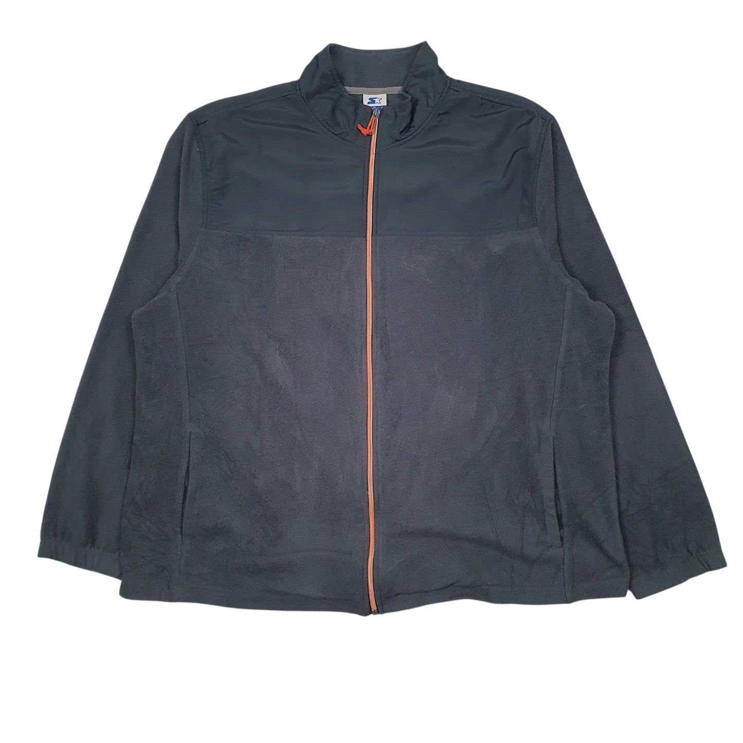 Mens Grey Starter  Full Zip Jumper