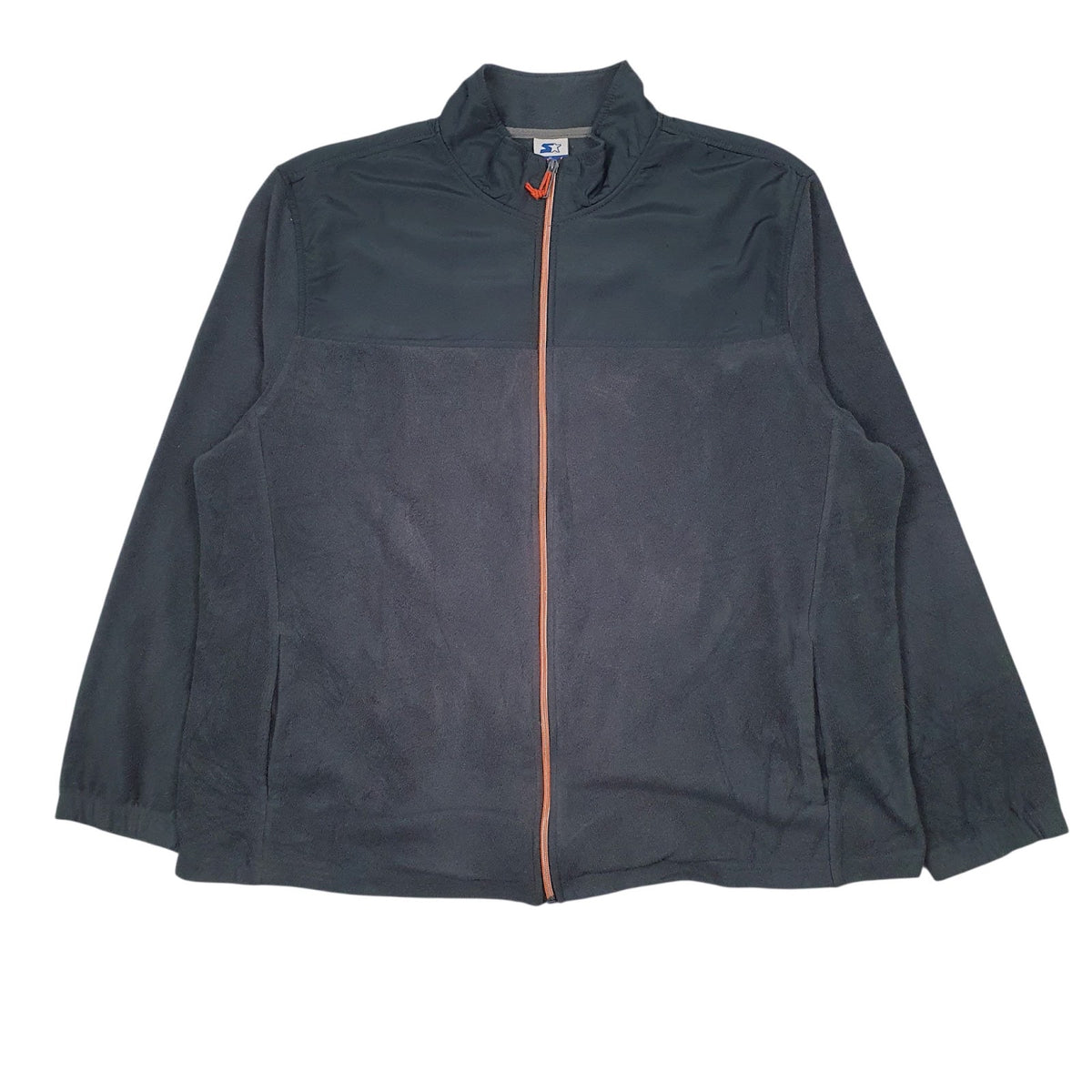 Mens Grey Starter  Full Zip Jumper