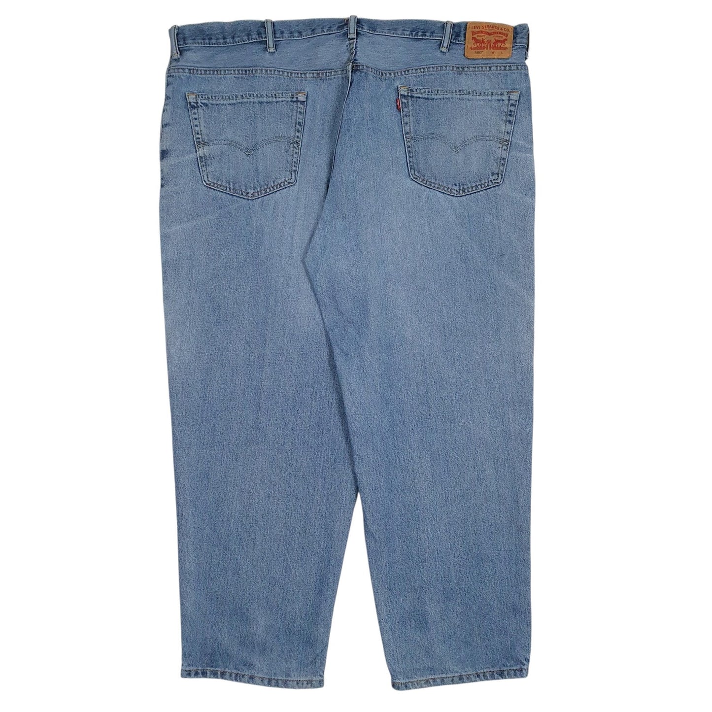 Mens Blue Levis Distressed  Jeans