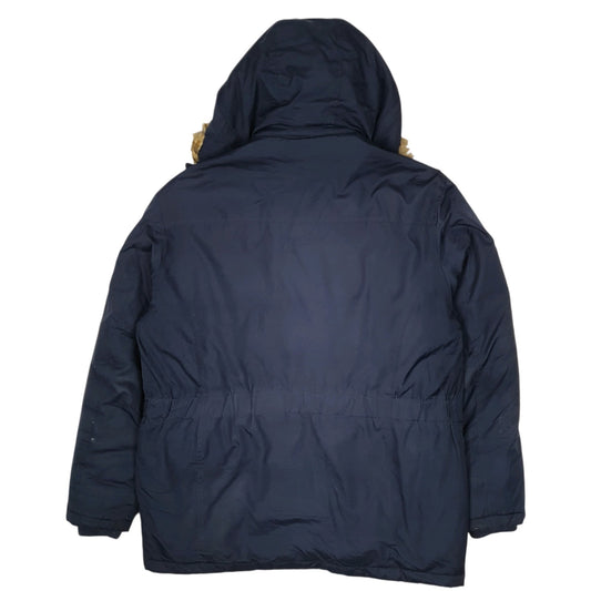 Mens Navy Levis Puffer  Coat