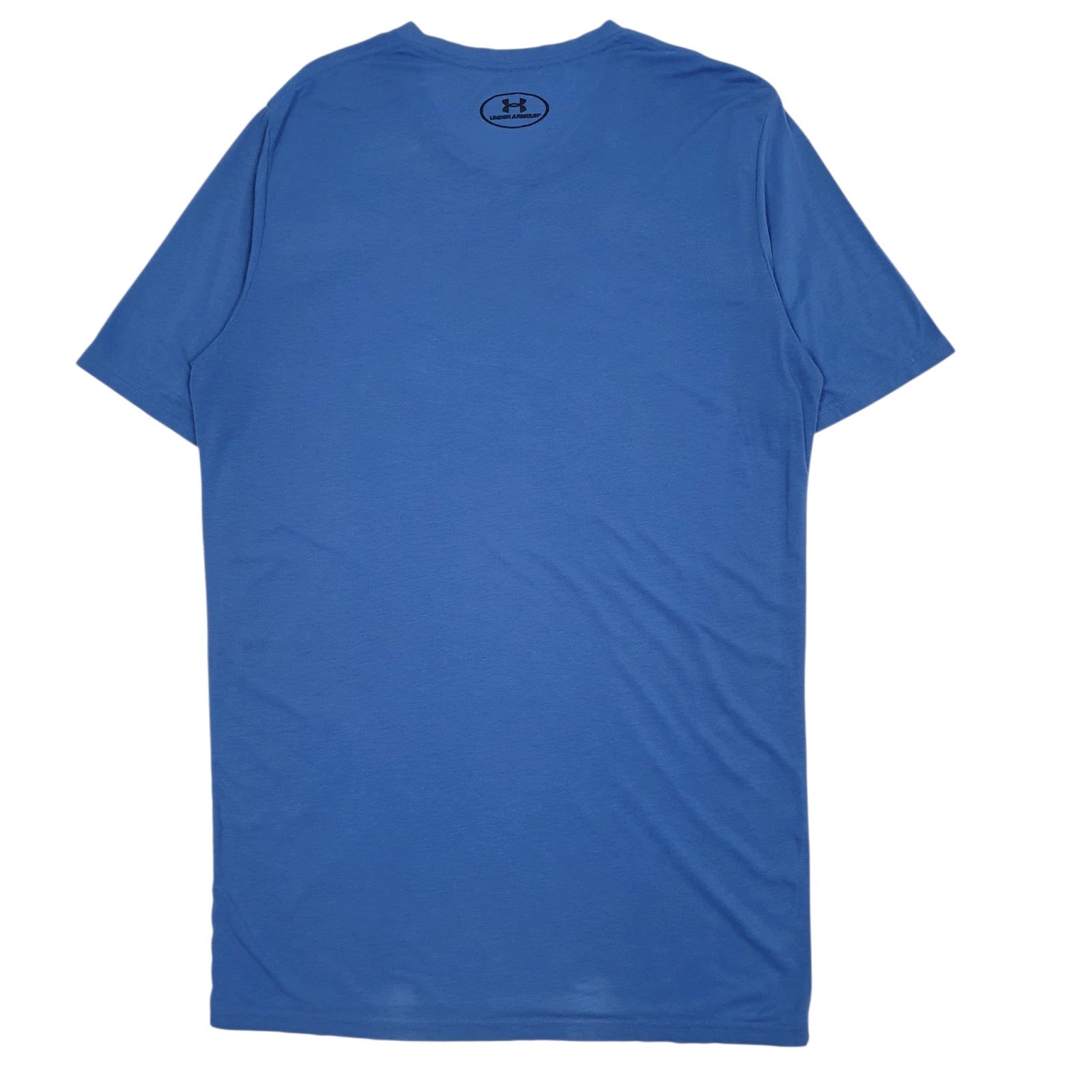 Mens Blue Under Armour Spellout  T Shirt