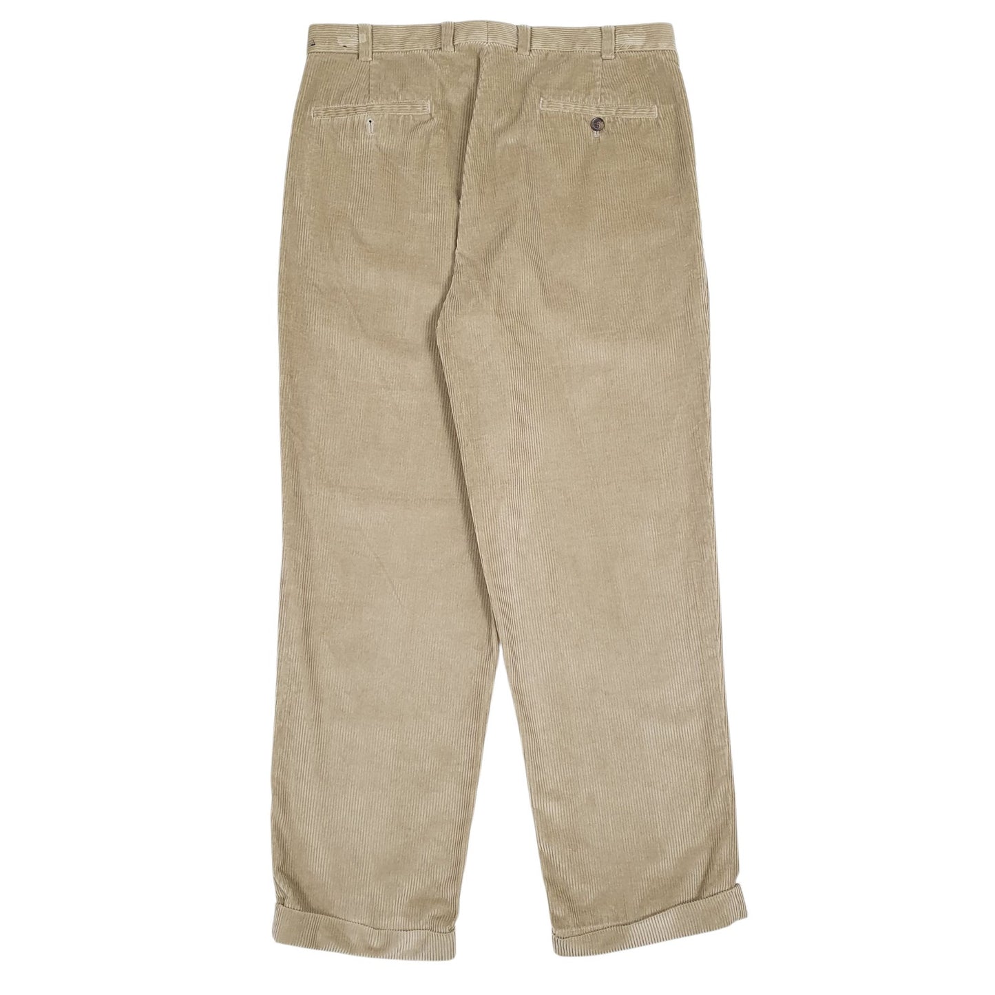 Mens Brown Brooks Brothers Elliot Pleated  Trousers