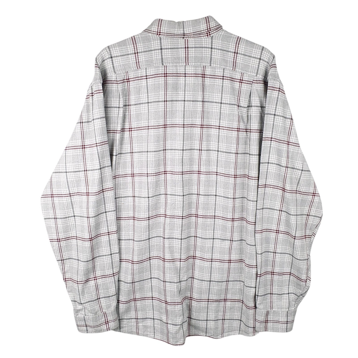 Mens Grey Eddie Bauer Flannel  Shirt