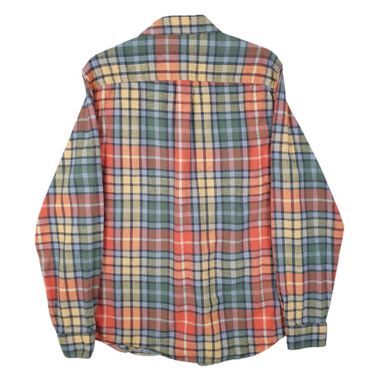 Mens Green L.L.Bean Flannel  Shirt