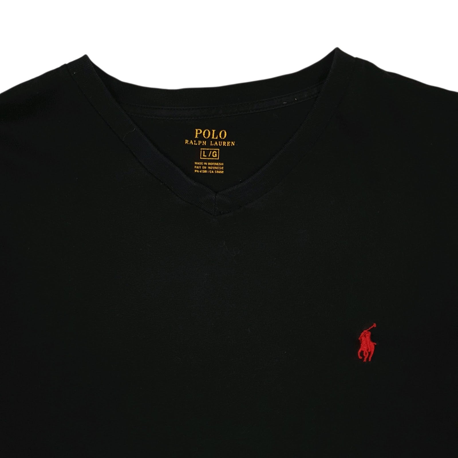 Mens Black Polo Ralph Lauren   T Shirt