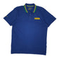 Mens Blue Ayrton Senna F1 Short Sleeve Polo Shirt