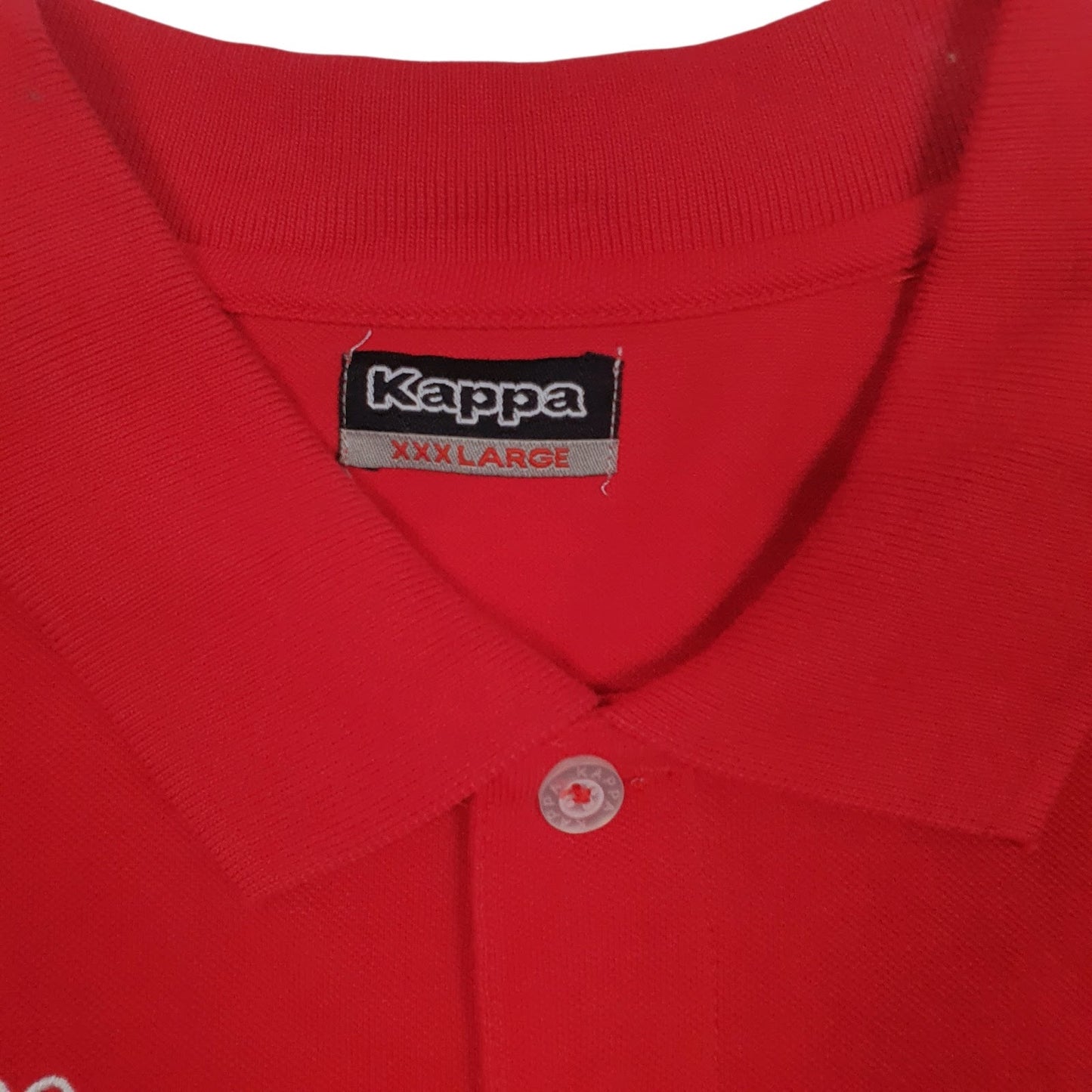 Mens Red Kappa   Polo Shirt