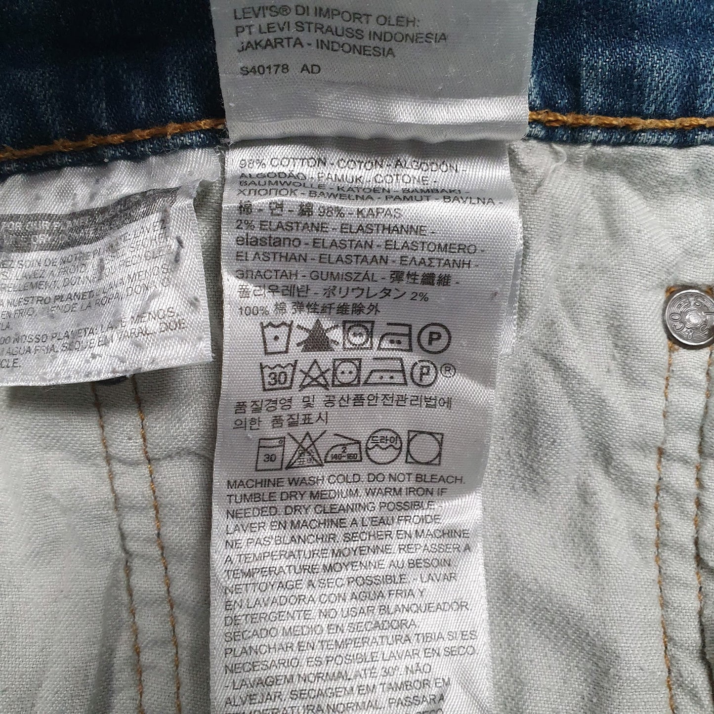 Mens Blue Levis   Jeans