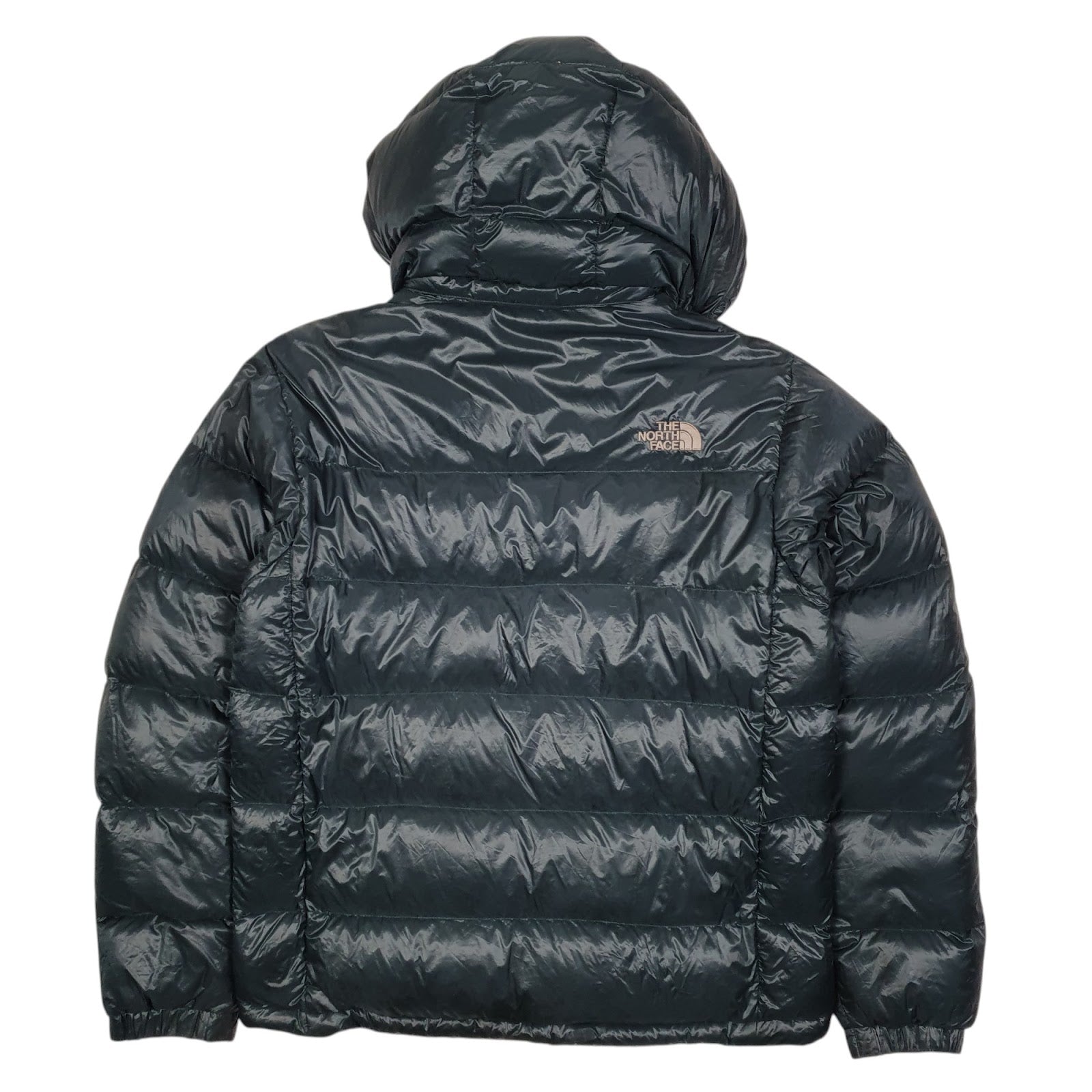 Womens Green The North Face Nuptse  Coat