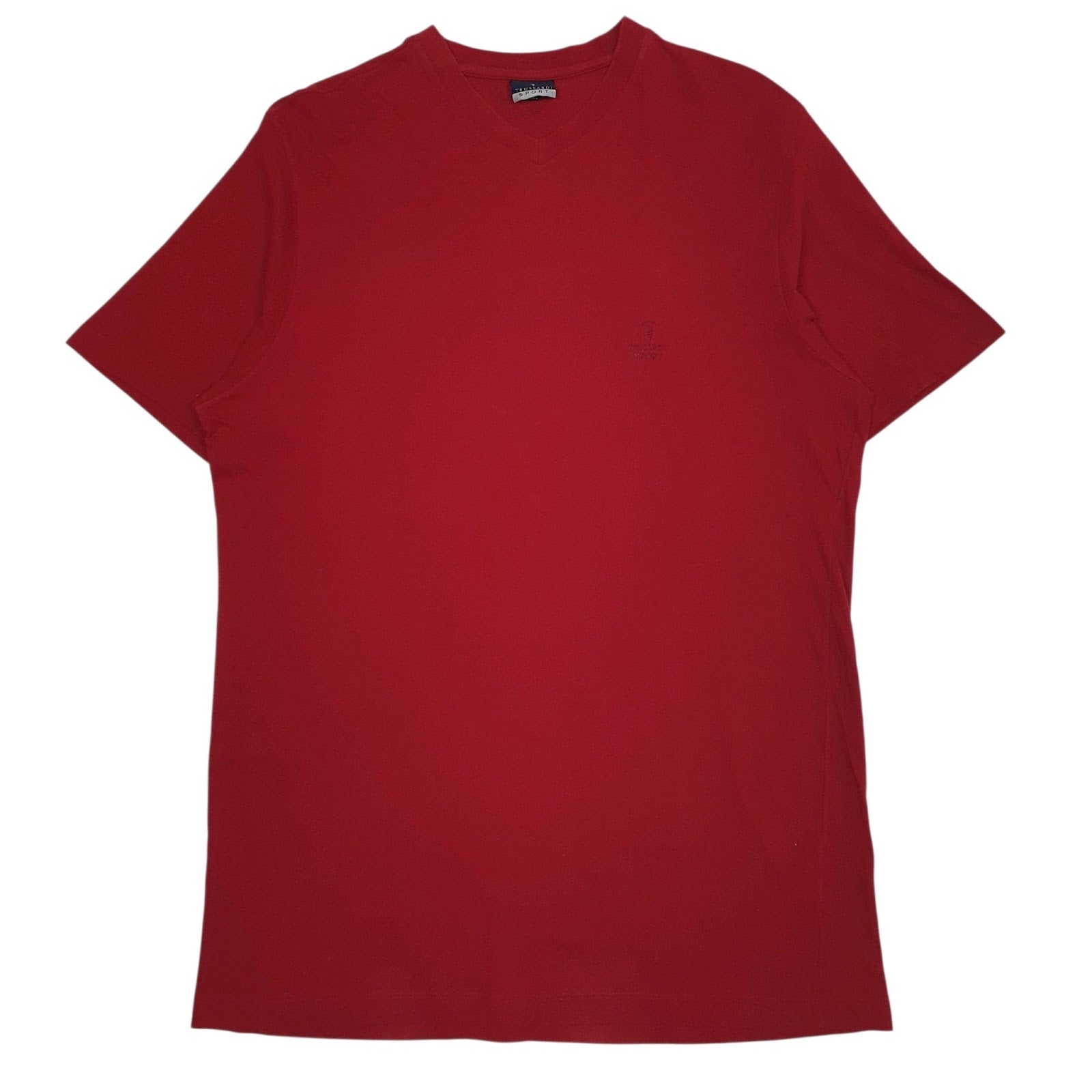 Mens Red Trussardi  Short Sleeve T Shirt