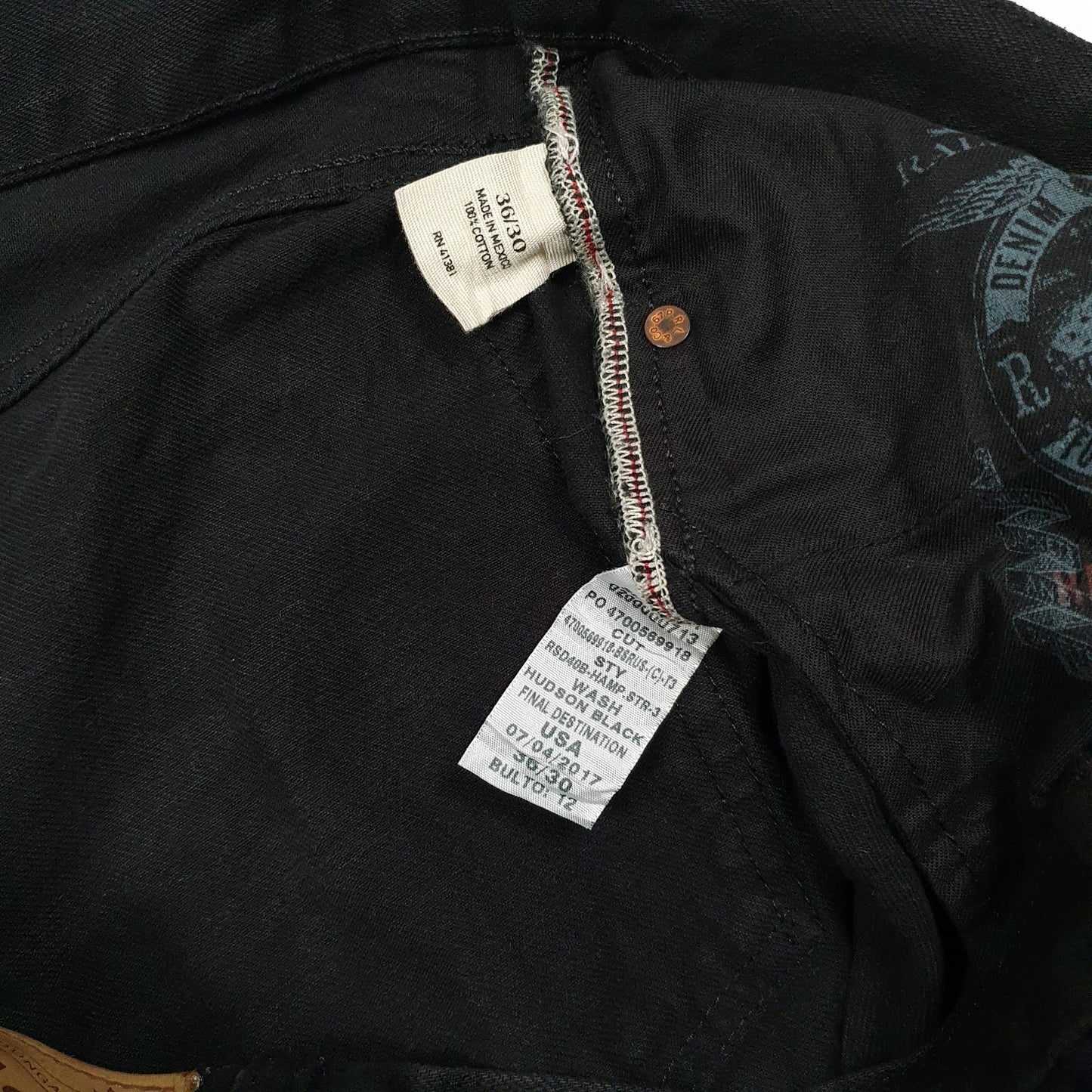 Mens Black Polo Ralph Lauren   Jeans