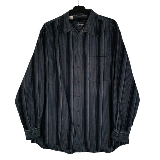 Mens Grey Trelegant  Long Sleeve Shirt