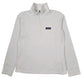 Womens White Patagonia Micro D Lightweight Quarter Zip Jumper