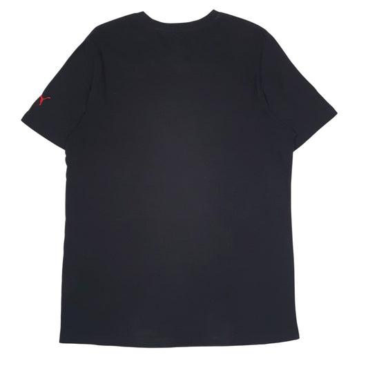 Mens Black Puma Spellout  T Shirt