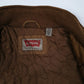 Mens Brown Levis Workwear Military  Coat