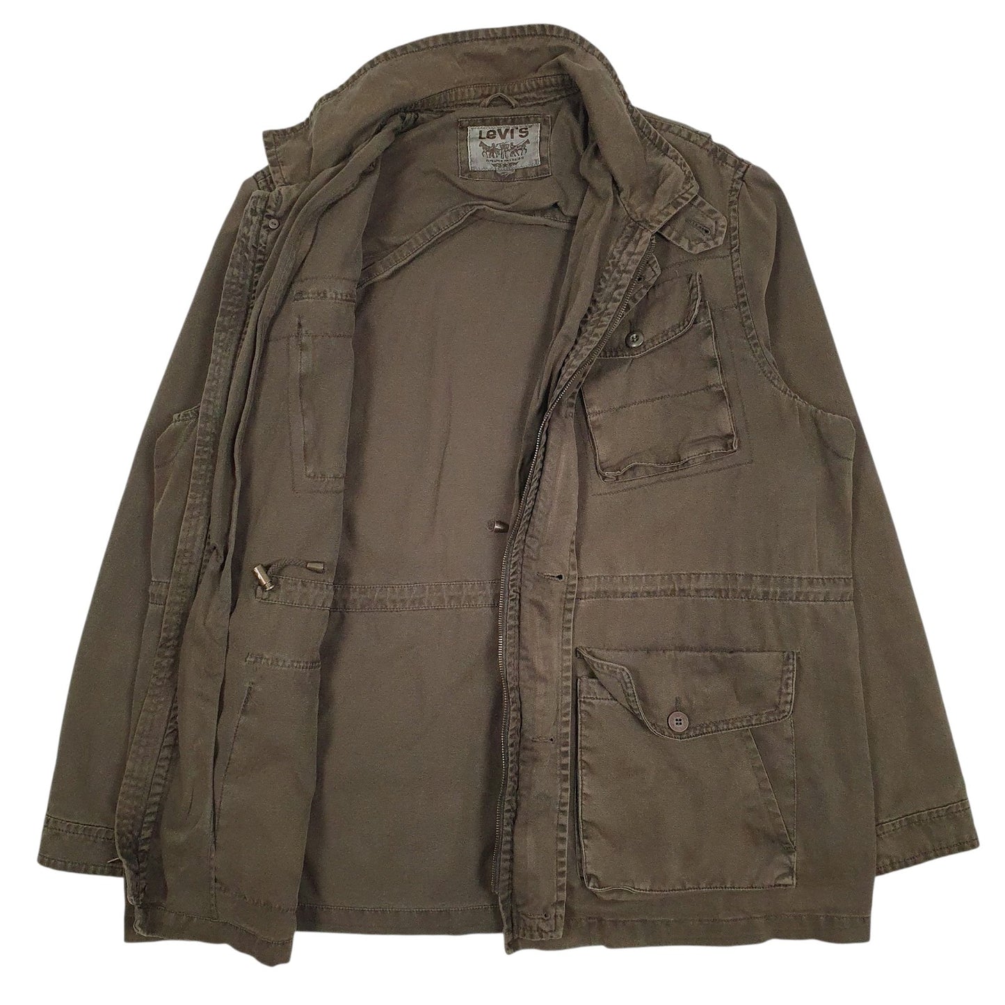 Mens Green Levis   Coat