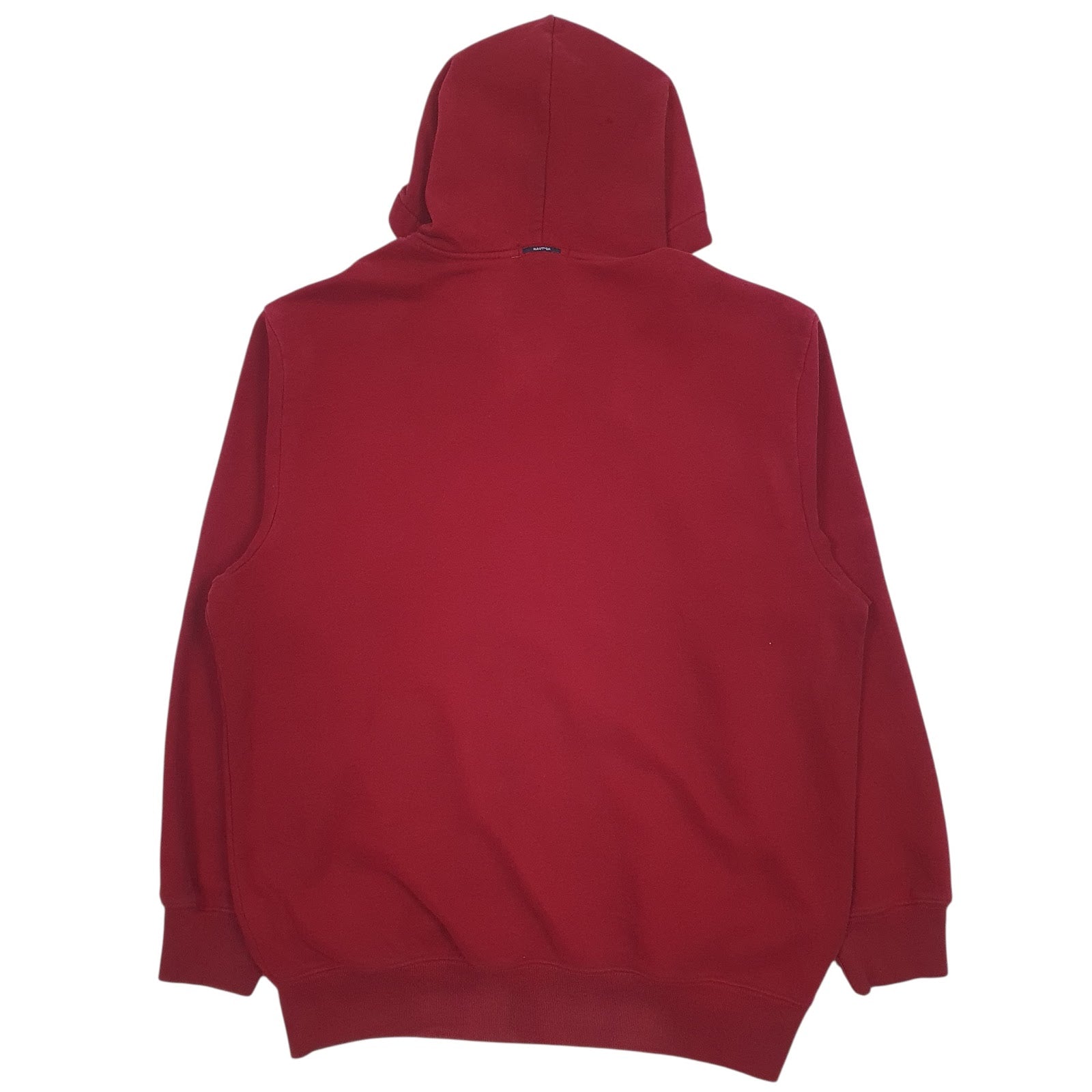 Mens Red Nautica  Full Zip Jumper