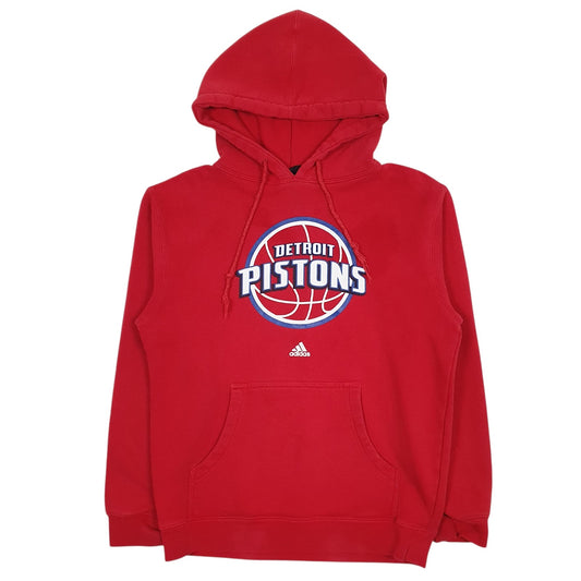 Mens Red Adidas NFL Detriot Pistons Hoodie Jumper