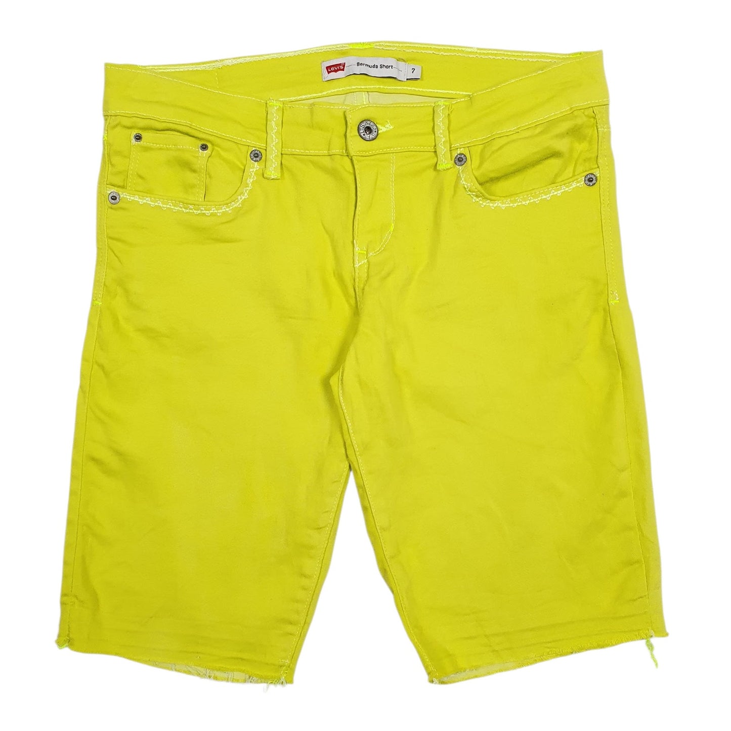 Womens Green Levis Bermuda Chino Shorts