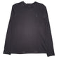 Mens Grey All Saints Slim Fit Long Sleeve T Shirt