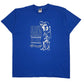 Mens Blue Fruit Of The Loom Anambra Golf Short Sleeve T Shirt