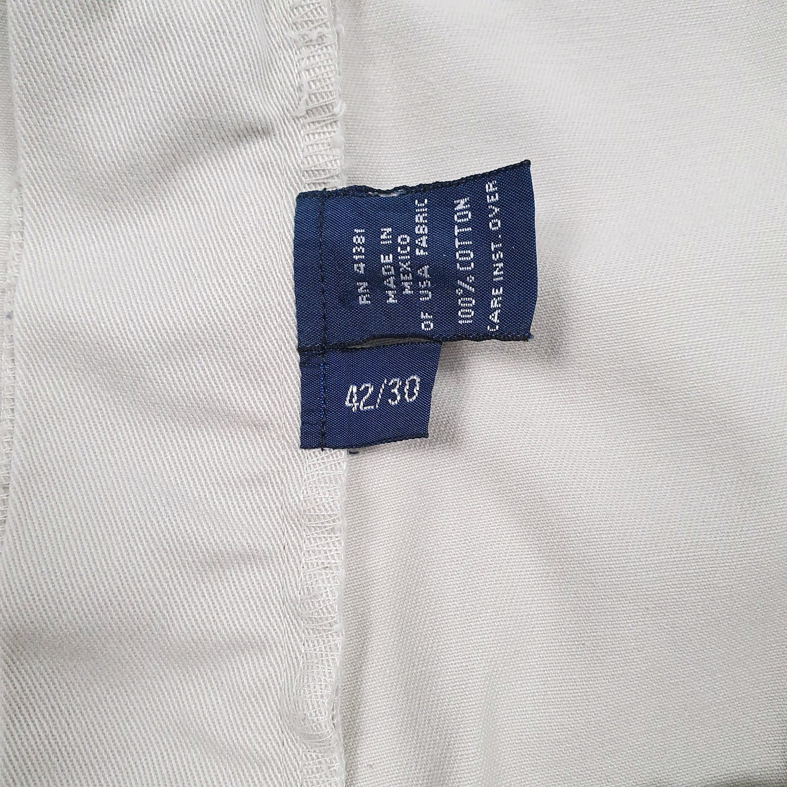 Mens Cream Polo Ralph Lauren Hammond Pant Pleated  Trousers