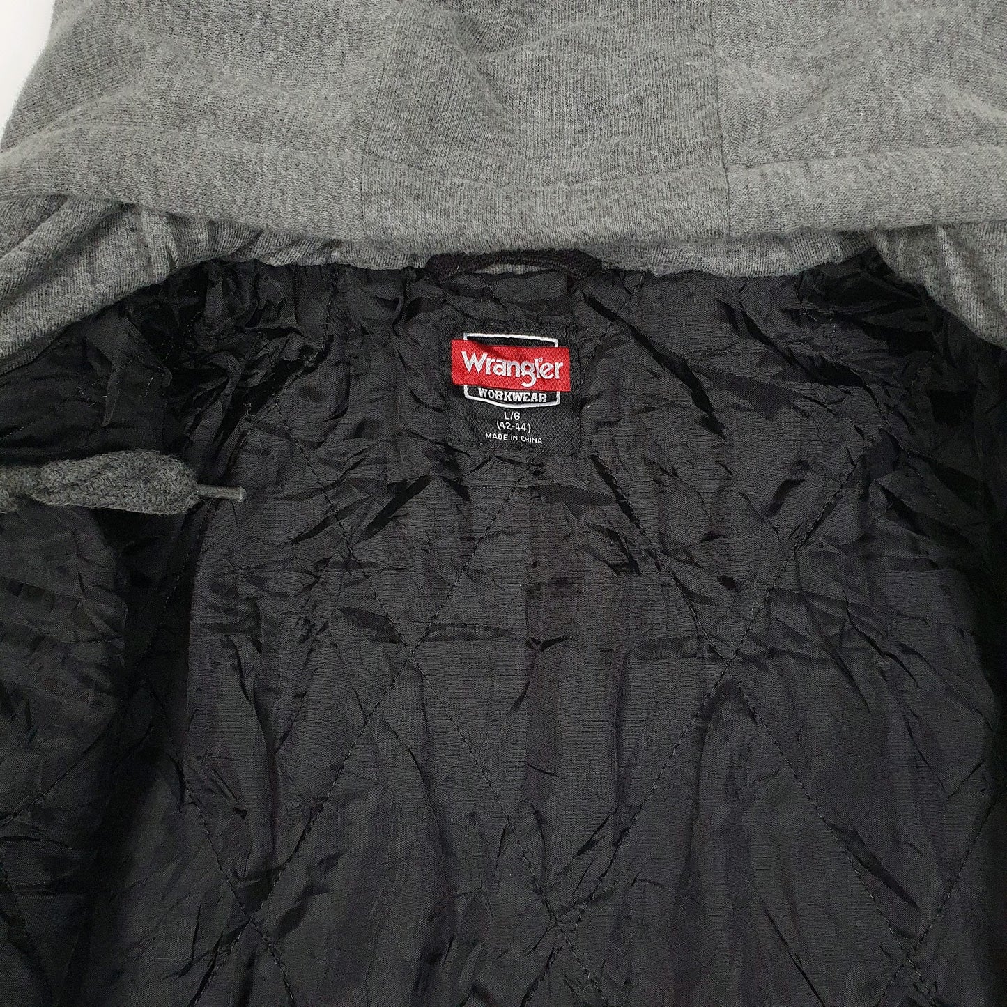 Mens Black Wrangler Chore Hoodie  Coat