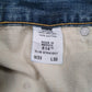 Mens Blue Levis Distressed  Jeans