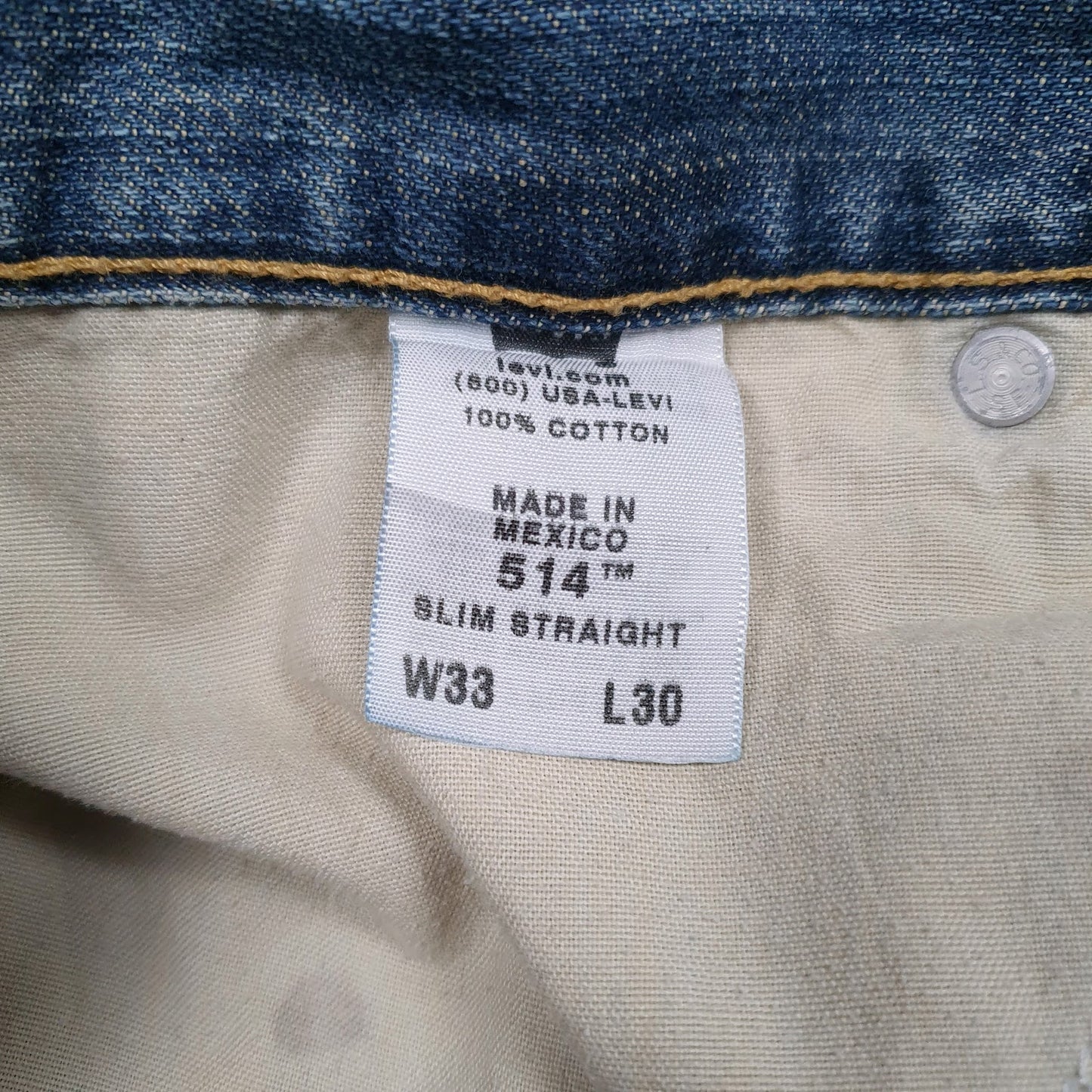 Mens Blue Levis Distressed  Jeans