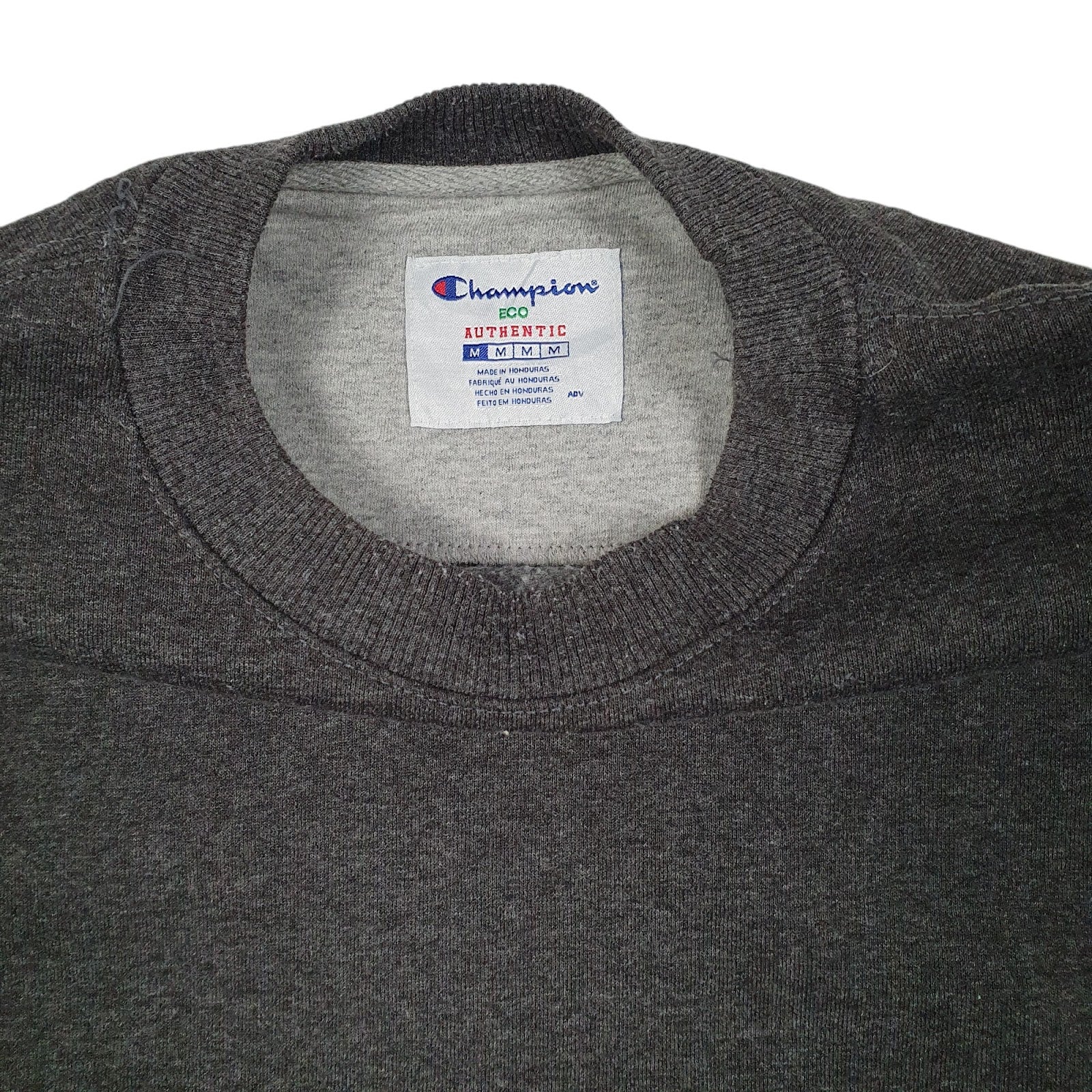 Mens Grey Champion  Crewneck Jumper