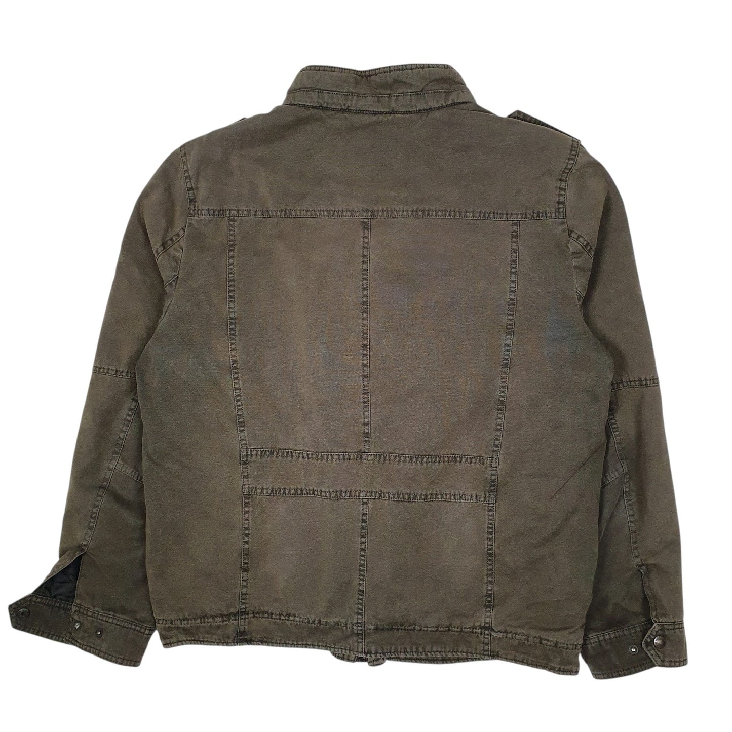 Mens Grey Levis Bomber Military  Coat