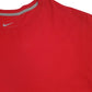 Mens Red Nike Just Do It  T Shirt