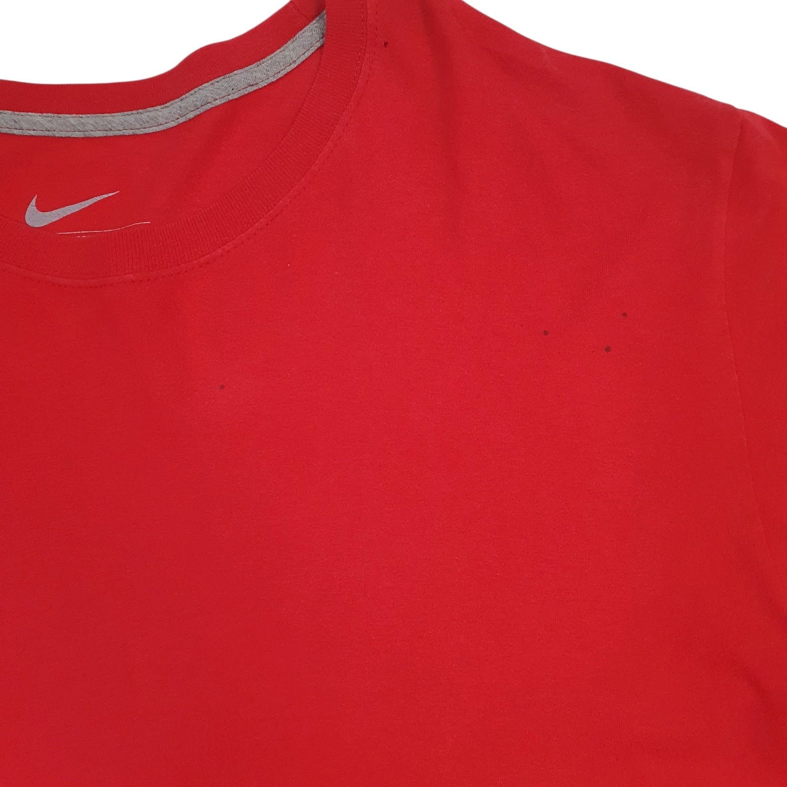 Mens Red Nike Just Do It  T Shirt