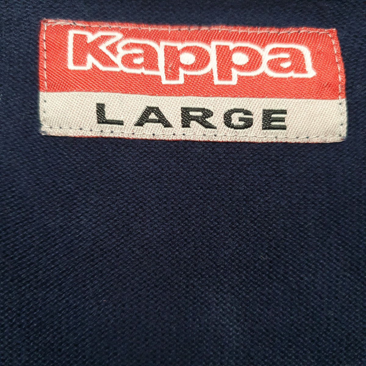 Mens Navy Kappa  V Neck Jumper