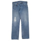 Mens Blue Levis Distressed 501 JeansW31 L30