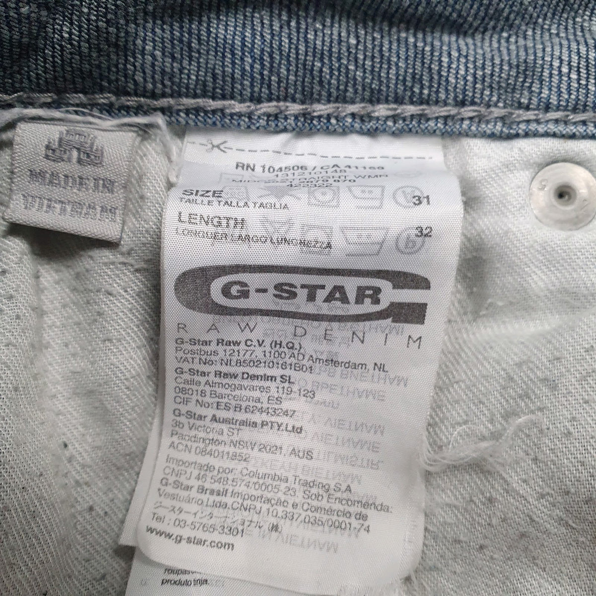 Womens Blue G-Star   Jeans