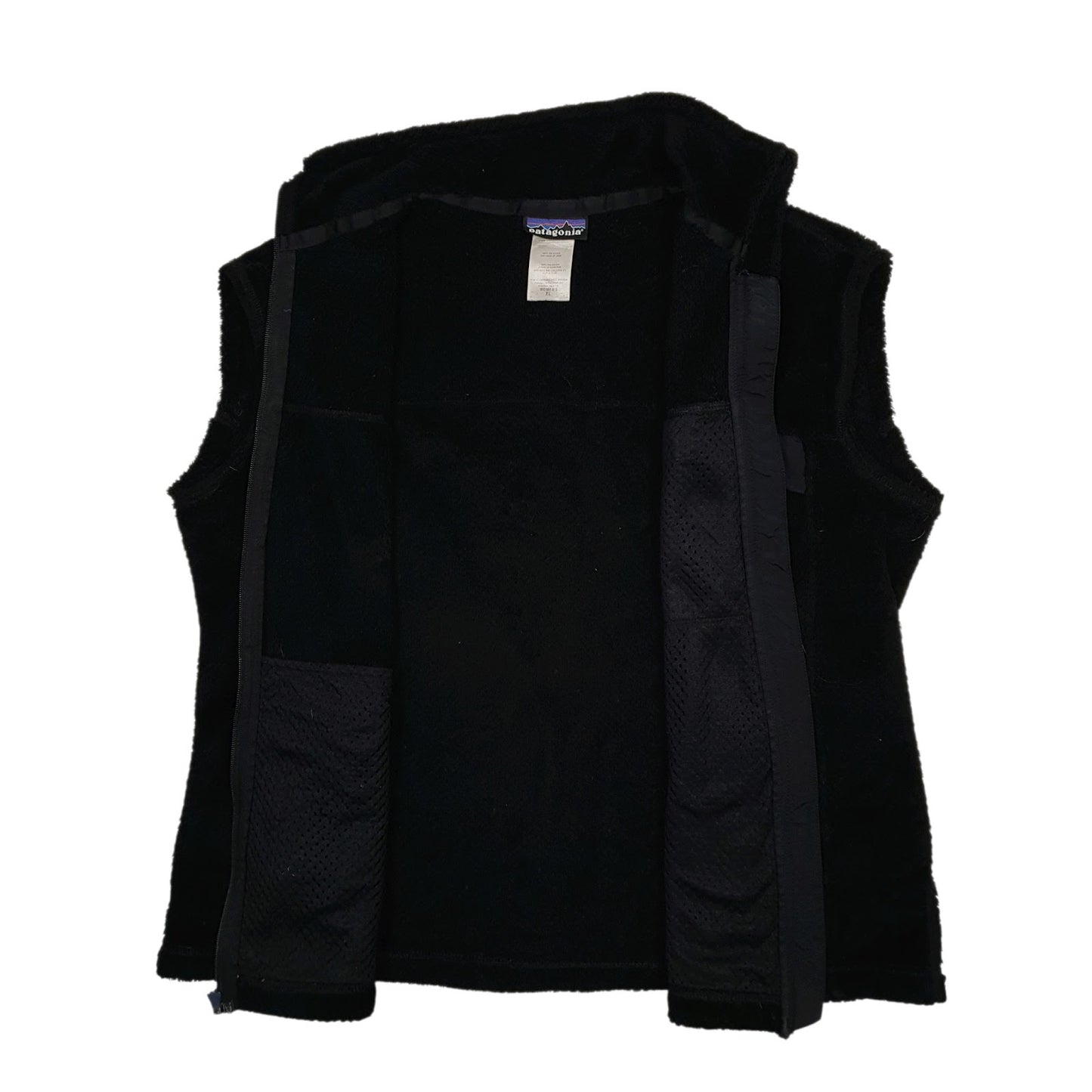Womens Black Patagonia Los Gatos Vest Bodywarmer Gilet Jumper