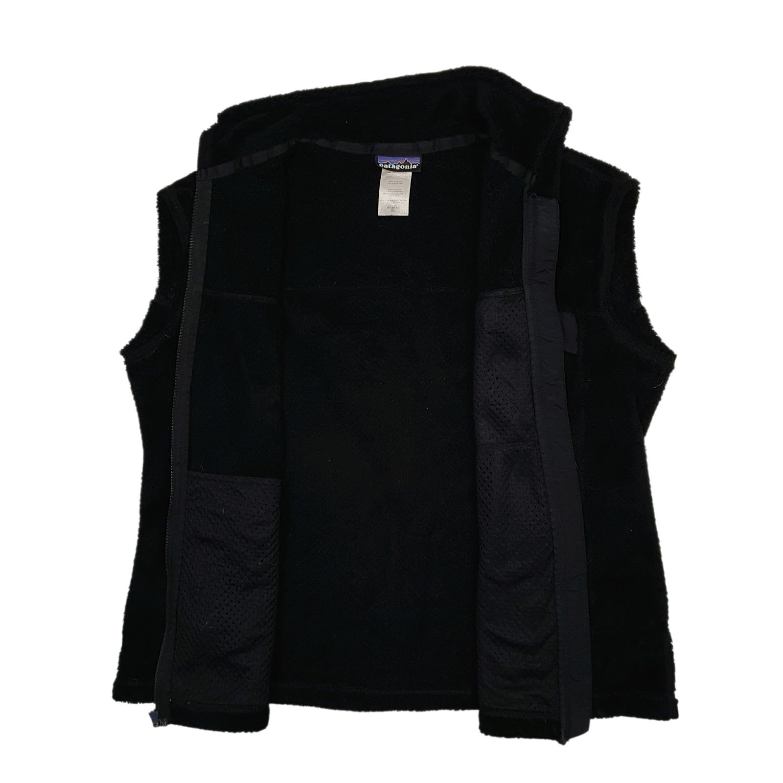 Womens Black Patagonia Los Gatos Vest Bodywarmer Gilet Jumper