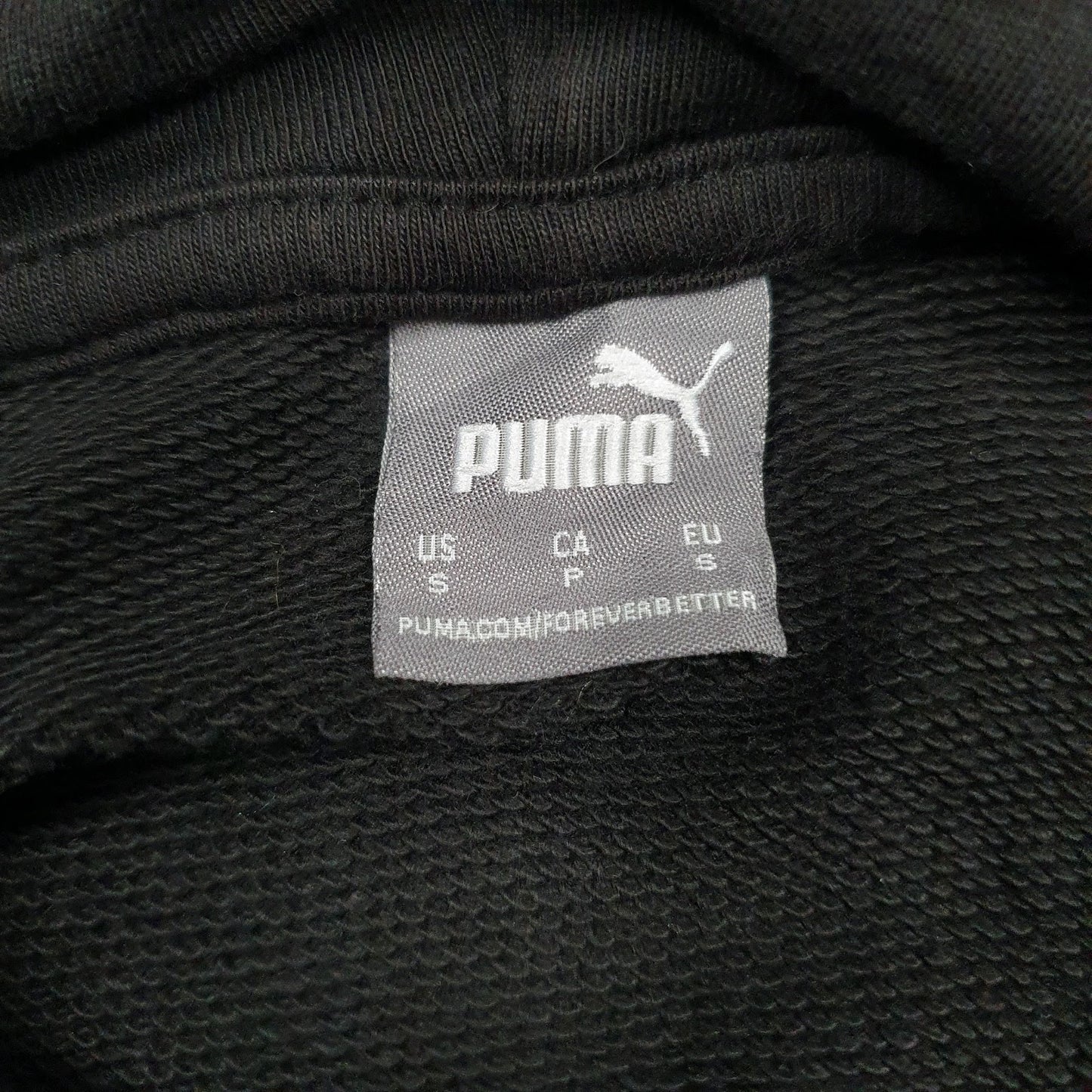 Womens Black Puma  Hoodie Jumper