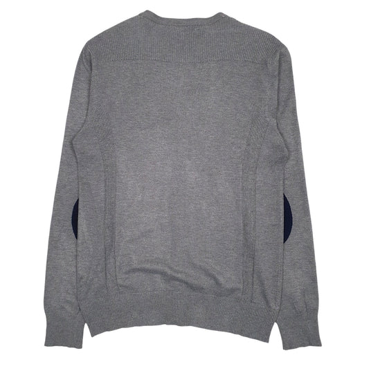 Mens Grey Armani  Cardigan Jumper