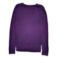 Womens Purple Tommy Hilfiger Cable Knit Crewneck Jumper