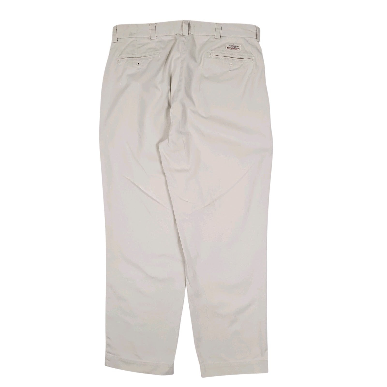 Mens Grey Polo Ralph Lauren Phillip Pant Vintage 90s  Trousers