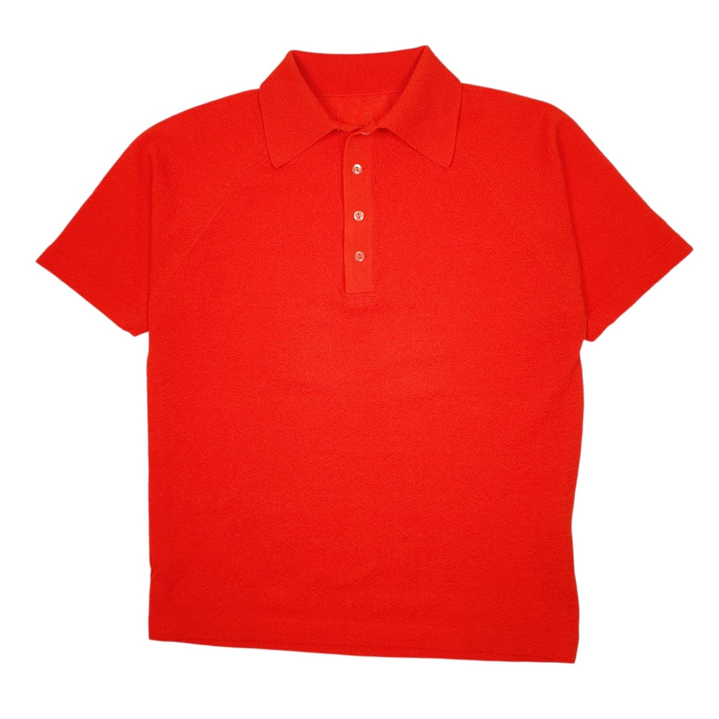 Mens Orange Unbranded  Short Sleeve Polo Shirt
