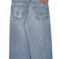 Mens Blue Levis Distressed  Jeans